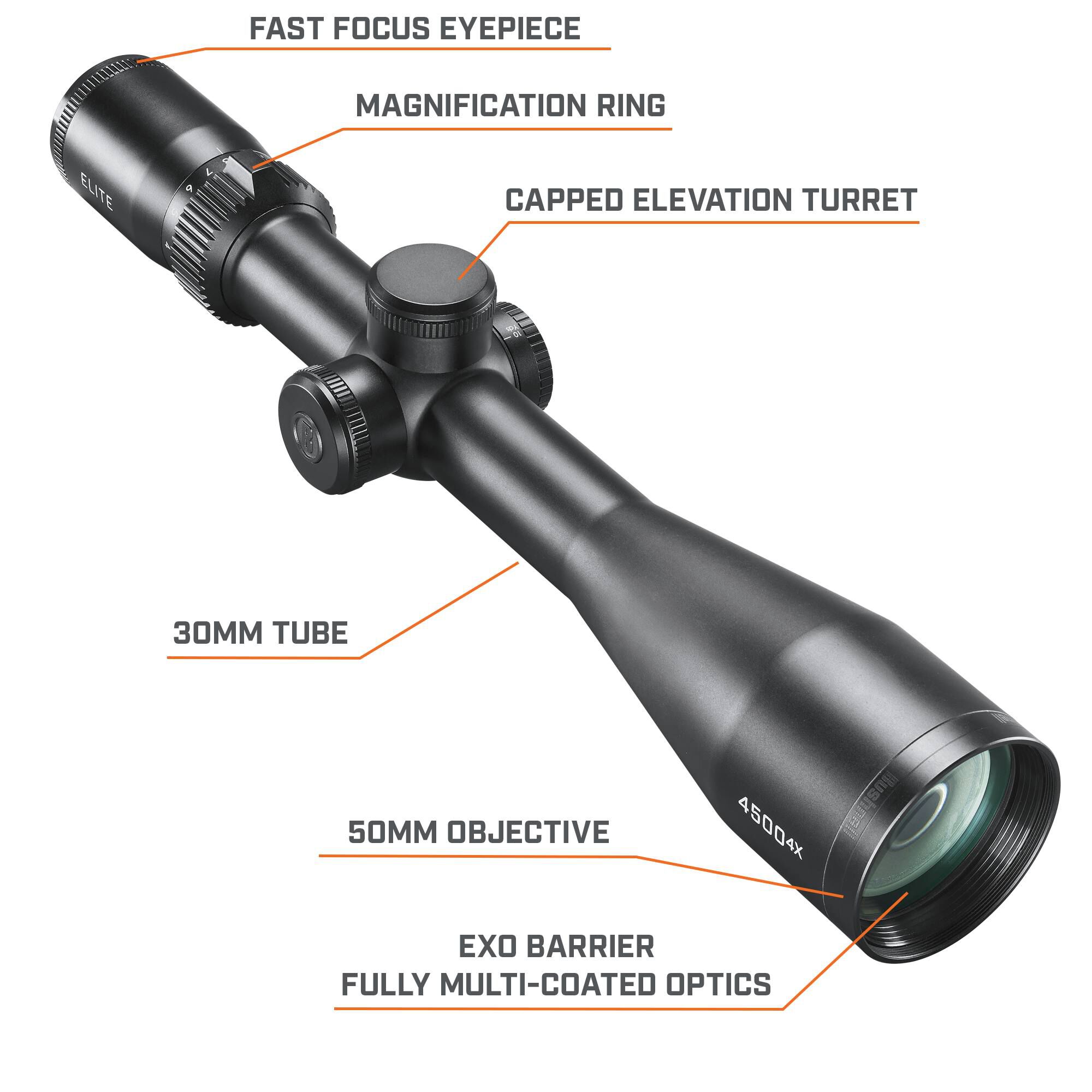 Elite 4500 4-16x50 Multi-X Riflescope | Bushnell